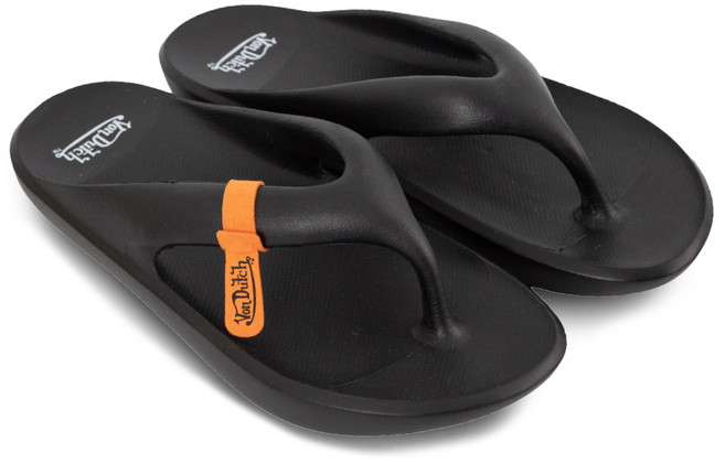 본더치 말리부 쪼리 슬리퍼+PVC 투명 짐색Set 블랙 VC5S001BLK