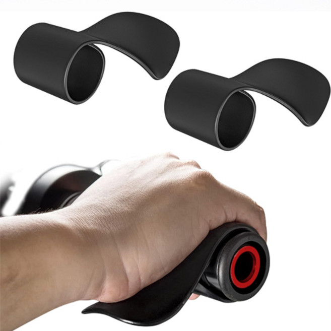 고아웃타운 오토바이 스로틀 어시스트 엑셀 그립 2개, 블랙