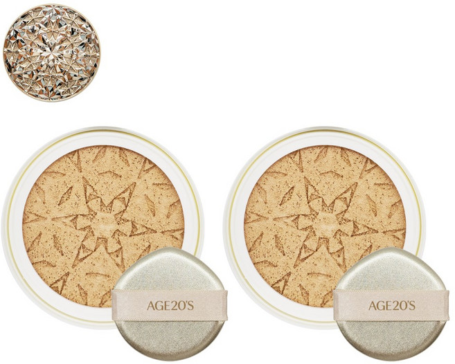 에이지20S 에이지투웨니스 최신상 쿠션 3D 터치 하이 커버 쿠션, 1개, 13g, 3D 23호 리필2개