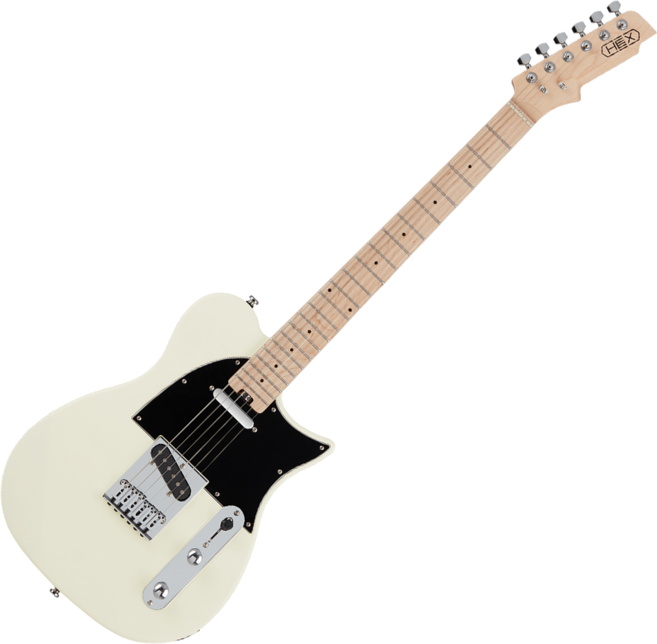 Hex 헥스 일렉기타 T100 IV 텔레캐스터 Ivory 색상, IV (아이보리), 1개, 아이보리