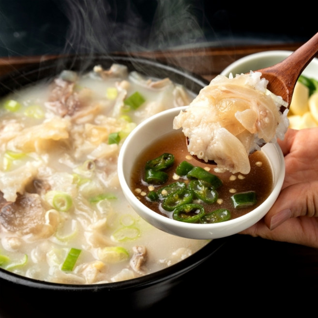 욜로부로 [국내산 한우] 진짜 가마솥 방식 국내산 한우의 도가니탕 600G X 4팩, 상세페이지참조