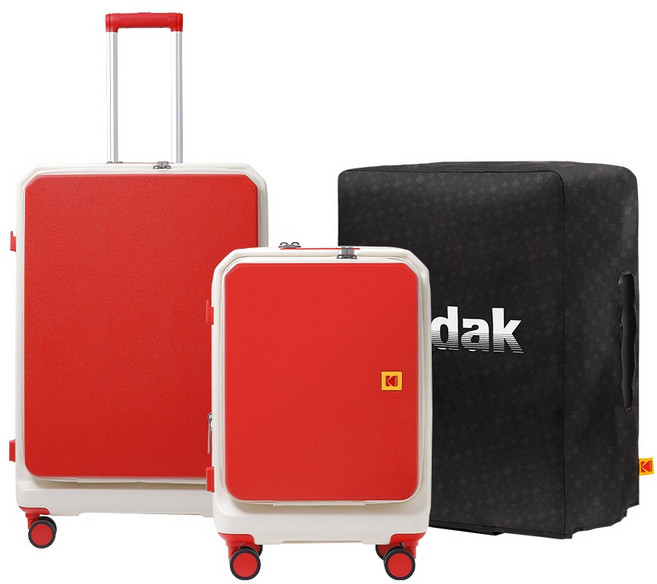 코닥캐리어 클래식 캐리어 3종 풀세트 레드