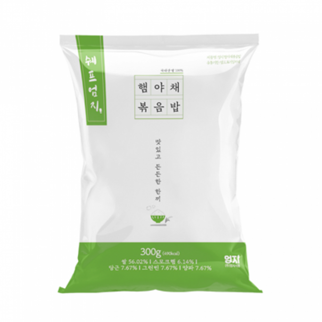 엄지볶음밥 김치300g [더바삭한], 1개, 300g