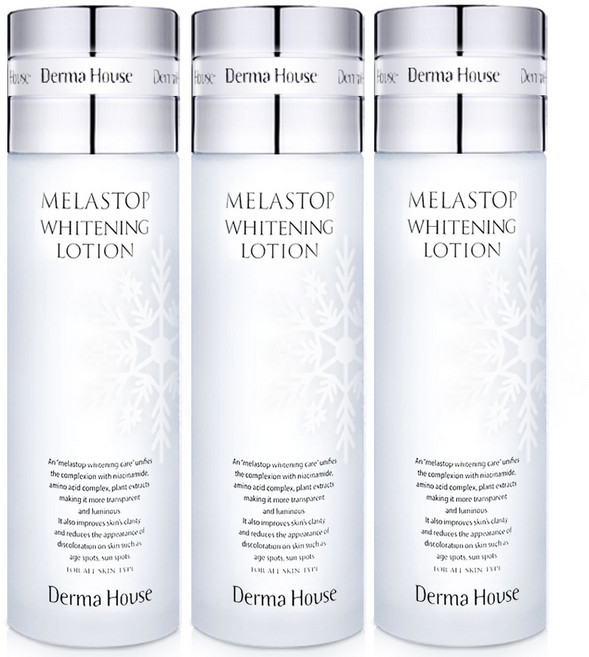 멜라스톱 화이트닝로션125ml-미백기능성 잡티관리 칙칙한피부, 125ml, 3개