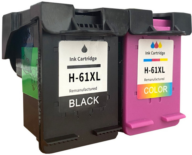 HP 61XL 高印量相容墨水匣, 黑色+彩色, 1個