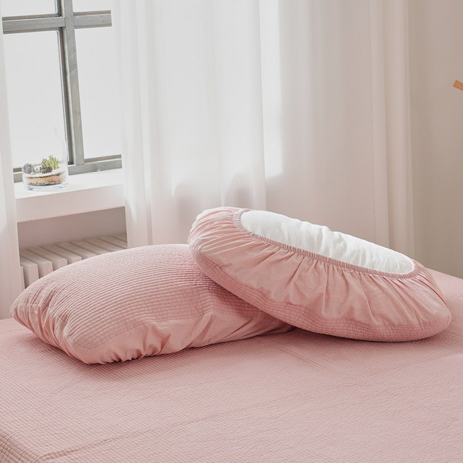 쉬운 탈부착 베개커버 밴딩형 40x60 50x70