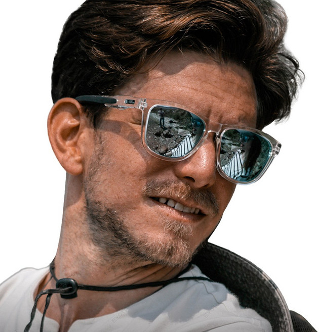 필모리스 MS-067P 편광선글라스 골프선글라스 스포츠고글, 샤이니클리어블랙블루, 1개