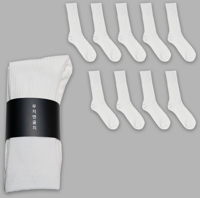무지앤골지 국산 10켤레 남여 갑종클래식 학생양말 (혼합가능)