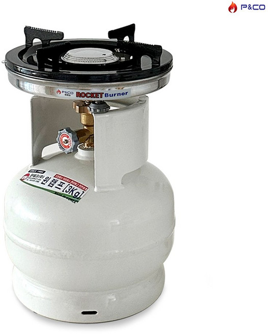 피엔코 로켓트버너+국산가스통3kg 세트 해바라기버너 캠핑, 세트)국산가스통3kg + 로켓트버너, 1개