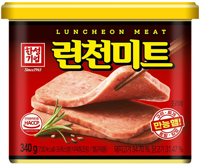 한성기업 런천 미트, 340g, 1개