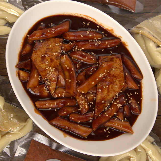 대박분식 추억의 짜장떡볶이, 5개, 225g