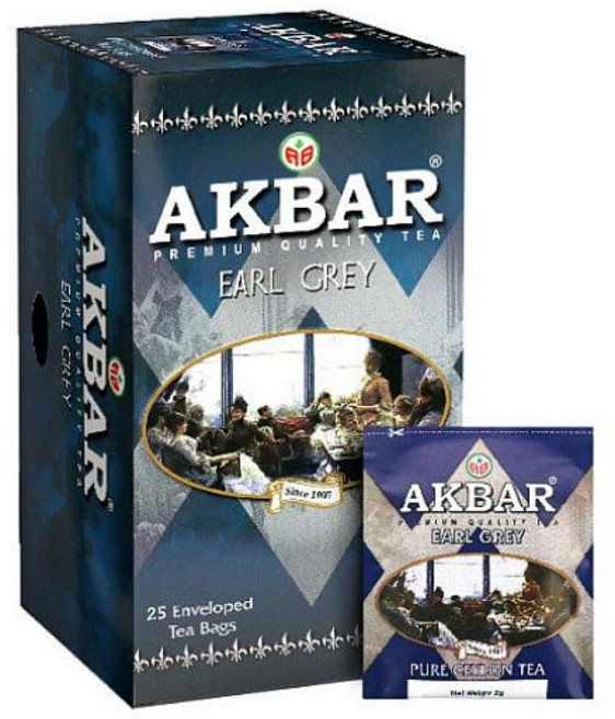 (아크바) 얼그레이 홍차 25티백 EarlGrey Akbar, 2g, 25개입, 1개
