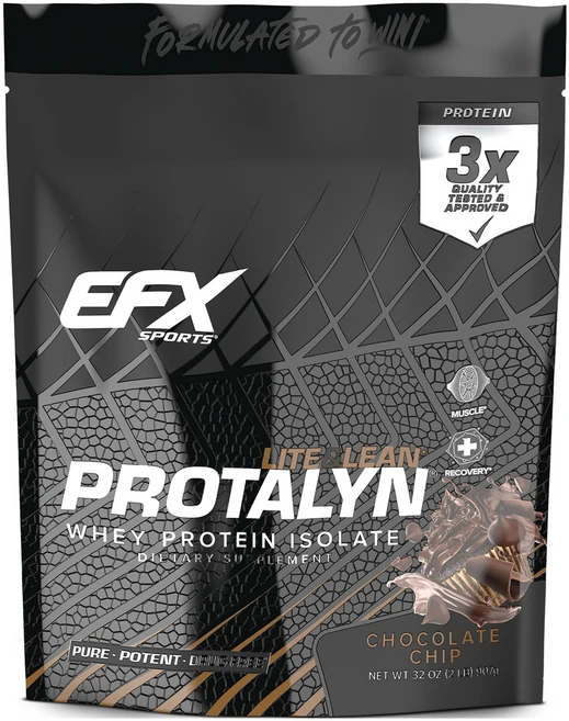 이에프엑스스포츠 라이트 & 린 Protalyn 웨이 프로틴 아이솔레이트 초콜릿 칩, 907g, 1개 - 쿠팡