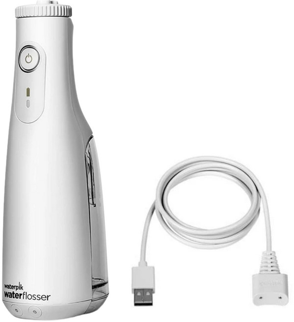Waterpik WF-10 手持式充電沖牙機, 標配WF10主機+線-各1【不含配件】