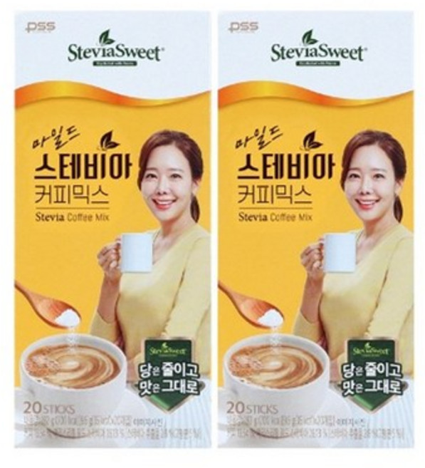 펄세스 소유진 마일드 스테비아 커피믹스 대용량, 4개, 210개입, 9.5g