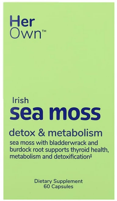 HerOwn 바다이끼 추출물 500mg 60정 아일랜드 아이리쉬 시모스 블래더랙, 1개 - 쿠팡