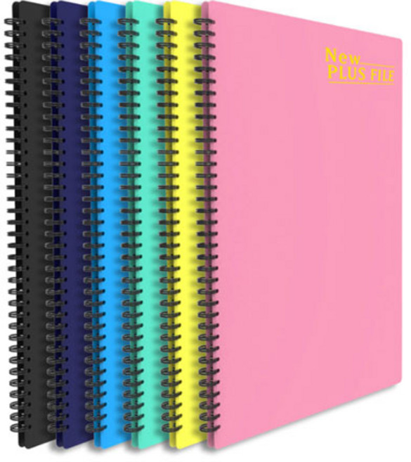 [오피스뱅크] 40매 스프링 악보화일 5개입 40매 성가대 합창단 악보파일 40매, 혼합_랜덤