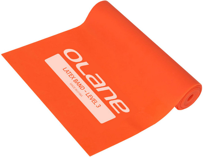 오레인 라텍스밴드 3단계 오렌지 운동 헬스 근력 전신 허벅지 팔 골반 운동기구