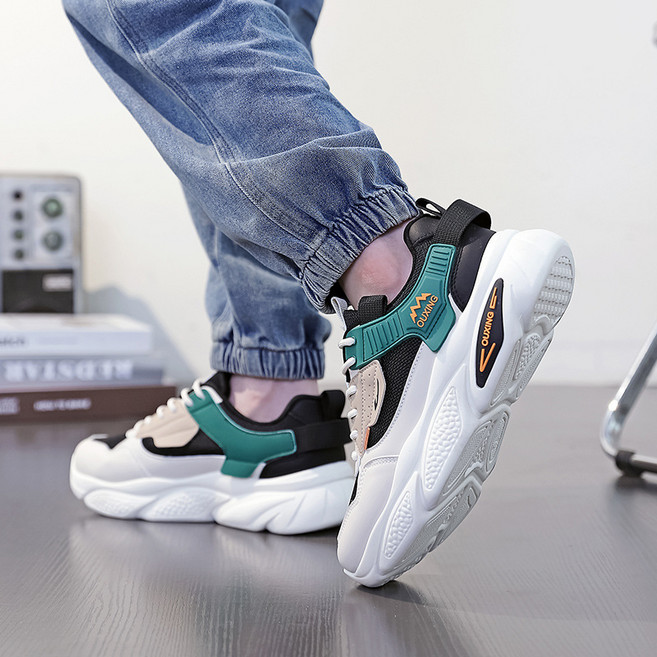 ANYOU 키높이 남성 운동화 발편한 어글리슈즈 남자 런닝화 가벼운 쿠션 패션 스니커즈