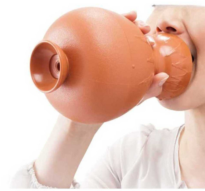 카타르시스 장난감 호리병 고함 소리지르는 항아리 소리가 울리는 외치는 1. 13x13x18.5cm