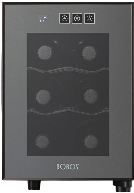 보보스 와인셀러 JC-16C 6병 반도체 미니와인냉장고 BOBOS