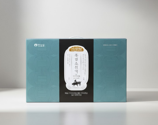 한살림 흑염소 진액 흑염소즙 최신제조 정품 건강한보 100ml X 30포 선물용 어버이날 생신선물, 30개