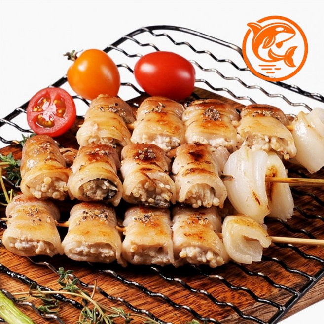 바삭한 삼겹살 꼬치 간편 요리 간식 300g 고기 스낵 크리스피, 1개, 1g