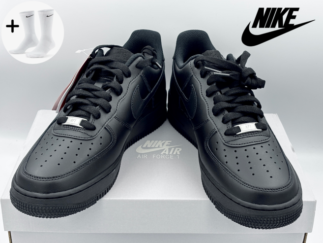 [국내 백화점판 정품] 나이키 에어포스1 '70 블랙포스 올껌 스니커즈 (+나이키 정품양말)