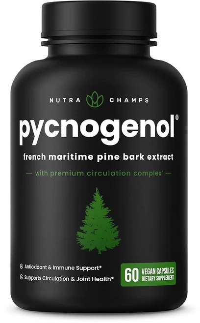 [정품보장]뉴트라챔프 피크노제놀 옥시드 NutraChamps herbal 60정 X 1병, 뉴트라챔프 피크노제놀 60정, 1개 - 쿠팡