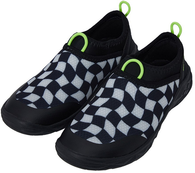 아레나 A4AC1OS92 BLK ARENA x HIRO 아동 체커 아쿠아슈즈