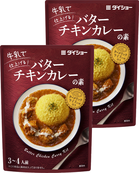 다이쇼 버터 치킨 커리 소스, 2개, 95g