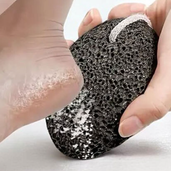 발밀이 2개 발각질제거 화산석 현무암 발바닥 뒤꿈치 굳은살 관리 욕실용 풋케어, 와일드 1+1