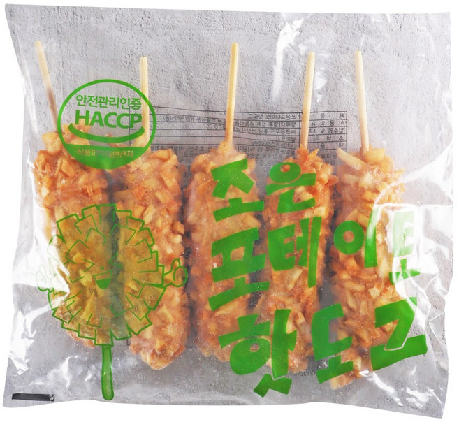 조은푸드 포테이토 핫도그 650g 감자핫도그, 1개