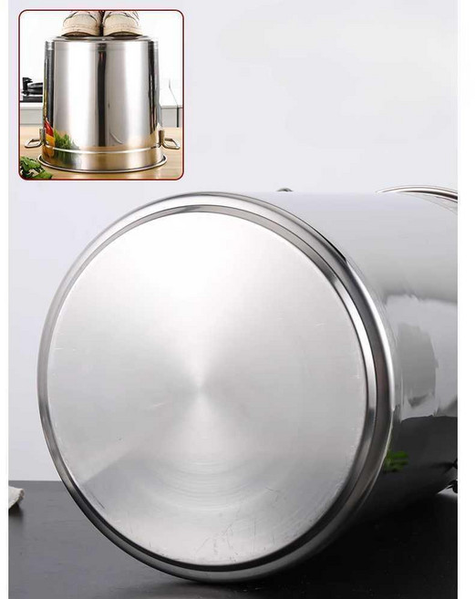 스텐 인덕션 세탁용 삶는냄비 수건 행주 업소용 삶기 두꺼운형 지름20 높이20 5L, 1개, 6. 강화형 냄비 지름30 높이20 13L