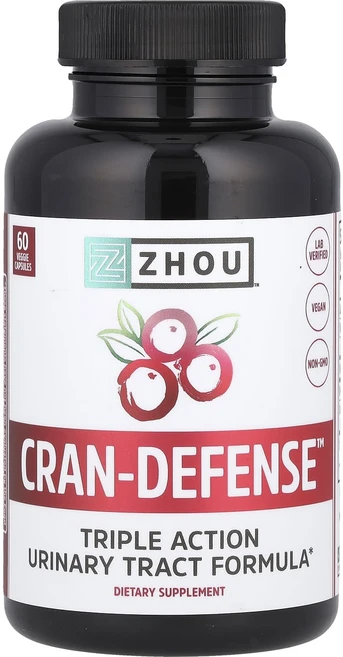 Zhou Nutrition Cran-Defense 캡슐 60정, 6개 - 쿠팡