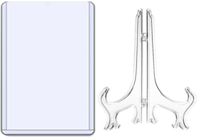 포켓몬카드 탑로더1개 투명거치대1개 세트, 1개