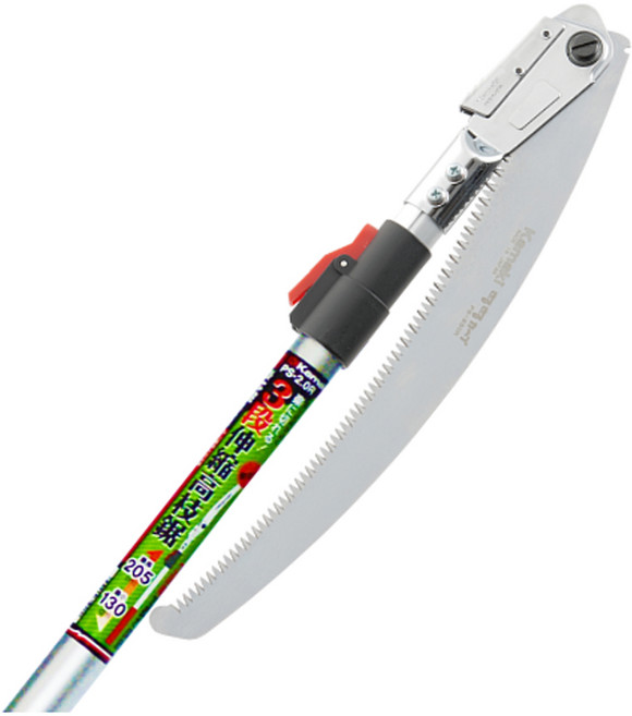 일제 KAMAKI 가마끼 고지톱 PS-3.0R 라운드 고지톱날포함 3M 길이조절 절단 가벼움 고지톱 나무가지, 1개