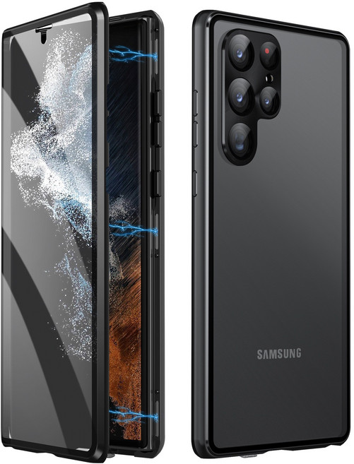 하임하이 갤럭시 강화유리 마그네틱 자동흡착 케이스