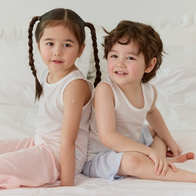 아이숲 아동용 잼잼 모달 메쉬 런닝 2P 세트