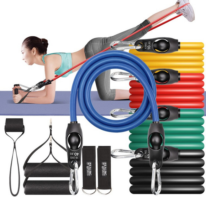 멀티튜빙밴드PRO 홈트운동기구 풀업 어깨 근력 스쿼트 고무 파워