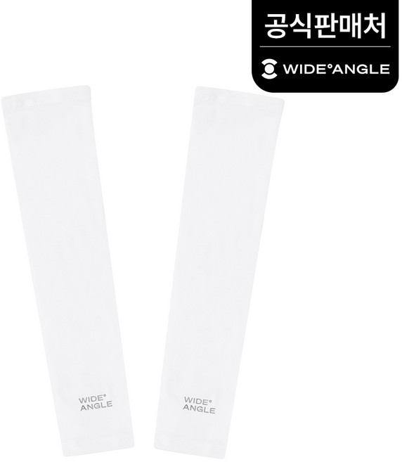 와이드앵글 공식 남성 TO 매쉬 배색 팔토시 골프 용품(2size) WMM25Z03W2, 1개, White