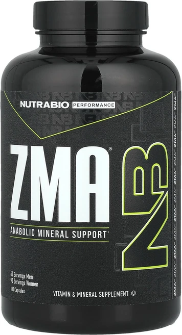 뉴트라바이오랩스 ZMA 아나볼릭 미네랄 써포트 베지캡슐 180정, 2개 - 쿠팡