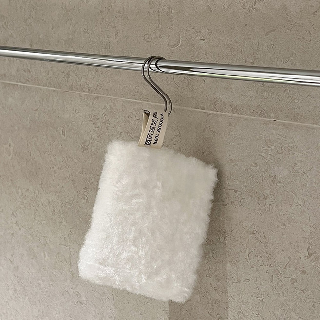 클렌징 얼굴 각질제거 세안 수건 페이스타올, 1개, 화이트