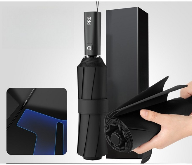 Niftynest 우산 기억 수납 우산 자동 3단 접이식 우산 비즈니스 출장 양우산 1초 수납 우산 남녀공용 uv차단 선물용 패키지 포함 선물