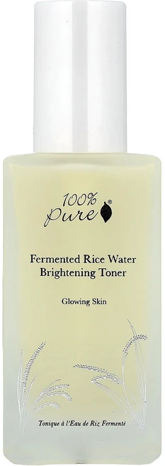 100% PURE 현미 워터 브라이트닝 토너 100ml(3.3fl oz) PURE (100% 퓨어) - 쿠팡