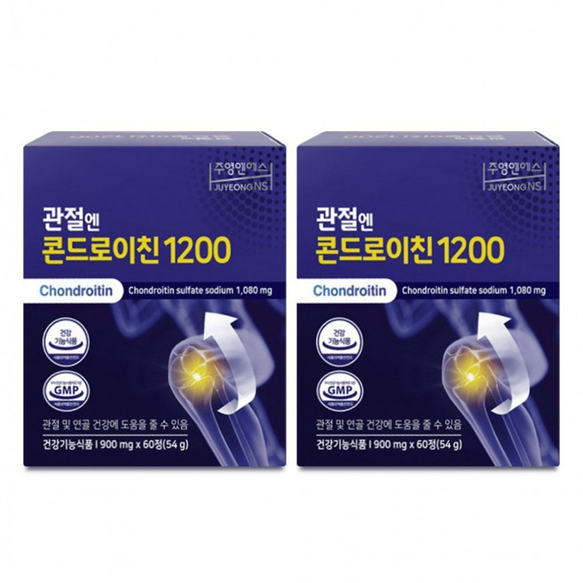 주영엔에스 엔 콘드로이친 1200 900mg x 60정 2박스, 1정, 1개