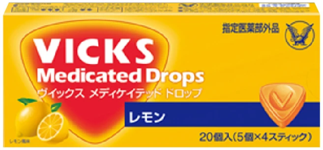 VICKS 빅스 메디케이트드롭 목캔디 레몬 20개입, 1개 - 쿠팡