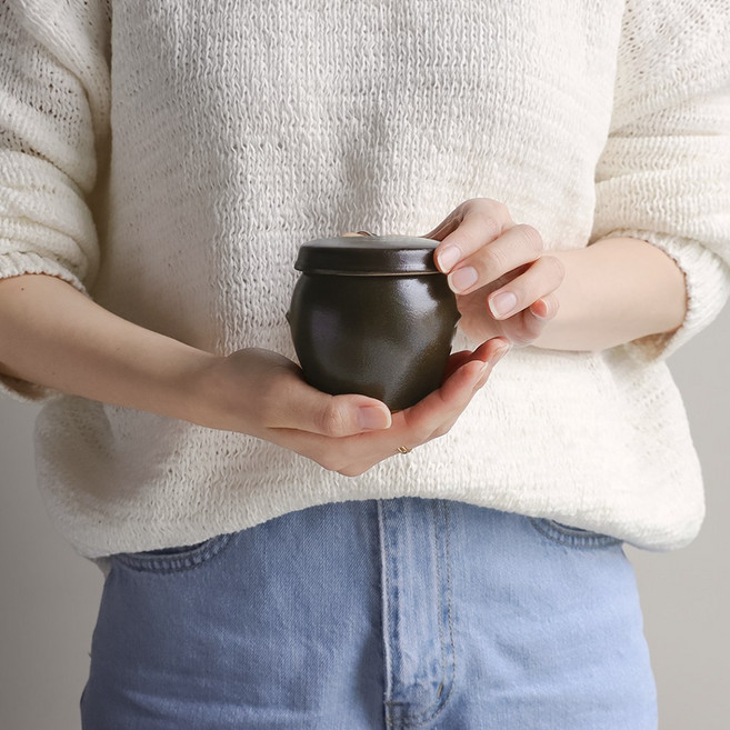 수제 전통 미니 장독 항아리 3종, 1개