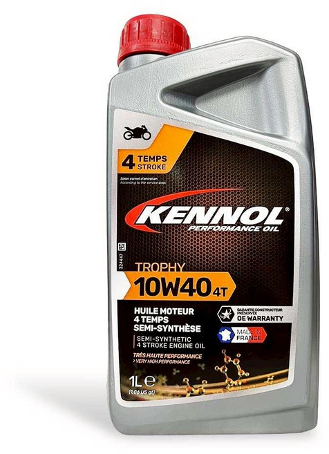 油工廠 KENNOL TROPHY 4T 10W40 1L 合成機油 1公升, 1個, TROPHY 10W40
