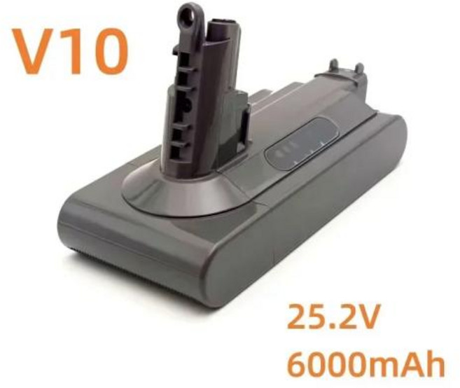 다이슨 V10 애니멀 앱솔루트 플러피 무선 진공 청소기용 배터리 25.2V 6000mAh-12800mAh 신제품, 1)6000mAh, 1개